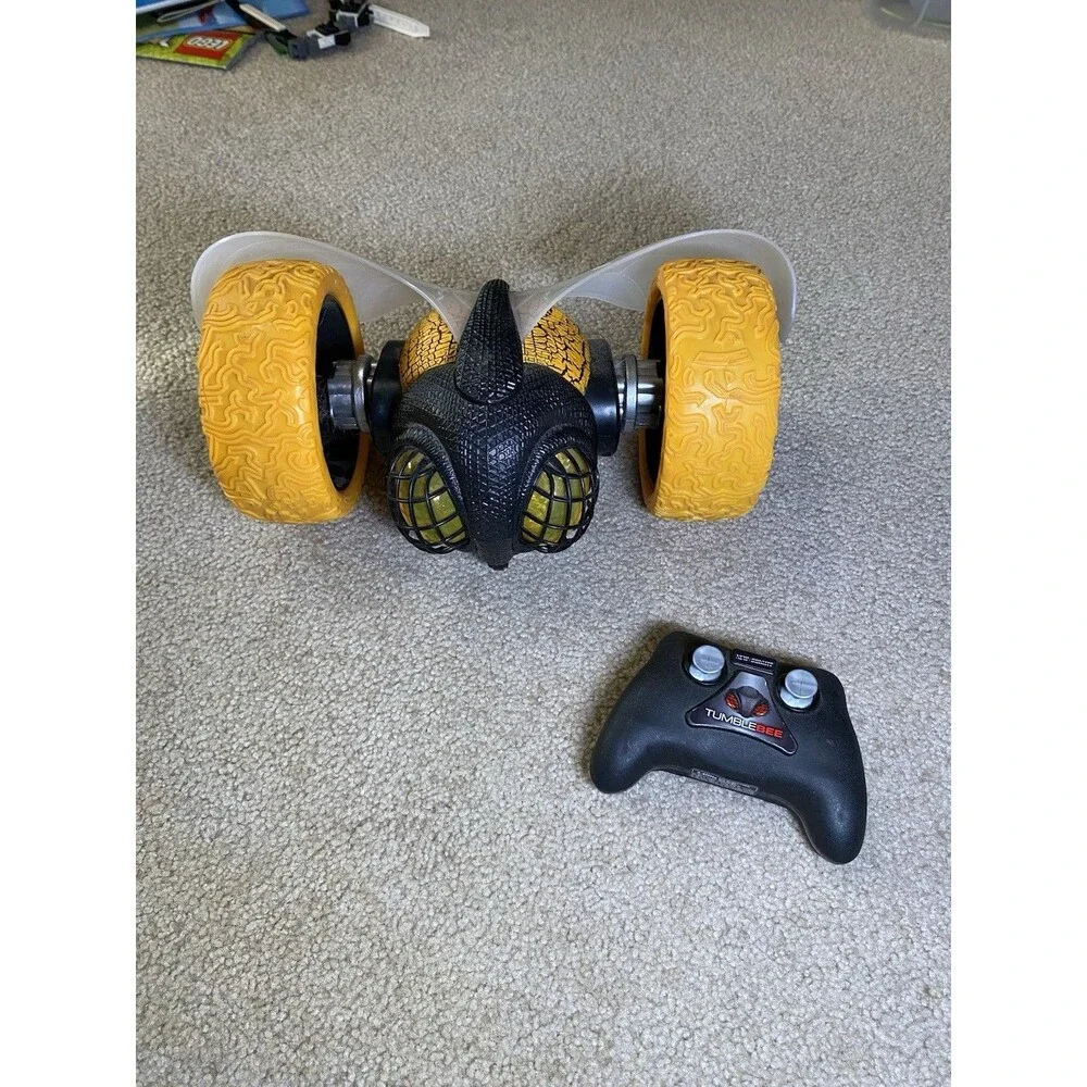 New Bright TumbleBee RC Remote Control Interactive Flipping Toy Yellow